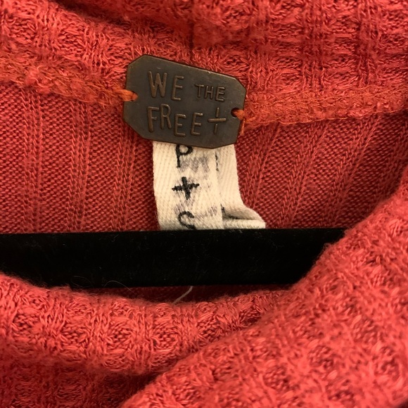 Free People Waffle Turtleneck - Picture 4 of 5